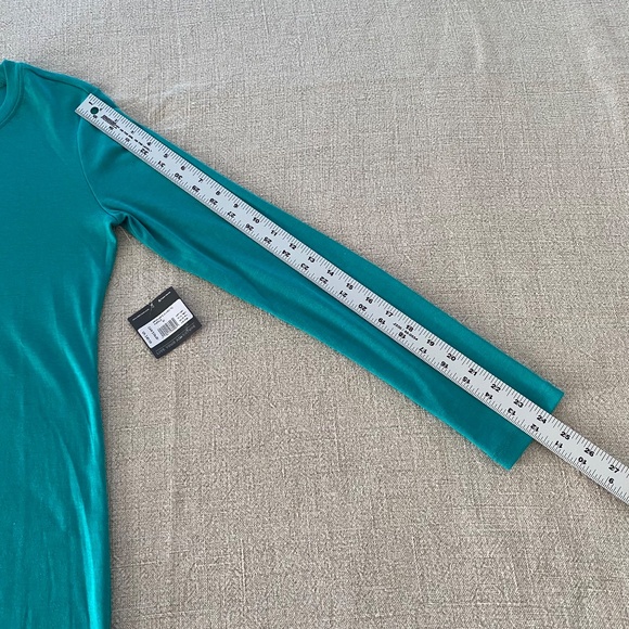 NWT Eddie Bauer Favorite Long Sleeve T Shirt in Emerald - Size M - Picture 6 of 9